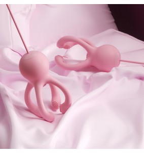 MizzZee - Tiny Octopus Breast Stimulator (USB Power Supply - Pink)